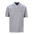 Breathable Cotton Pique Men's Polo – Gray