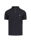 Breathable Cotton Pique Men's Polo – Dark Grey
