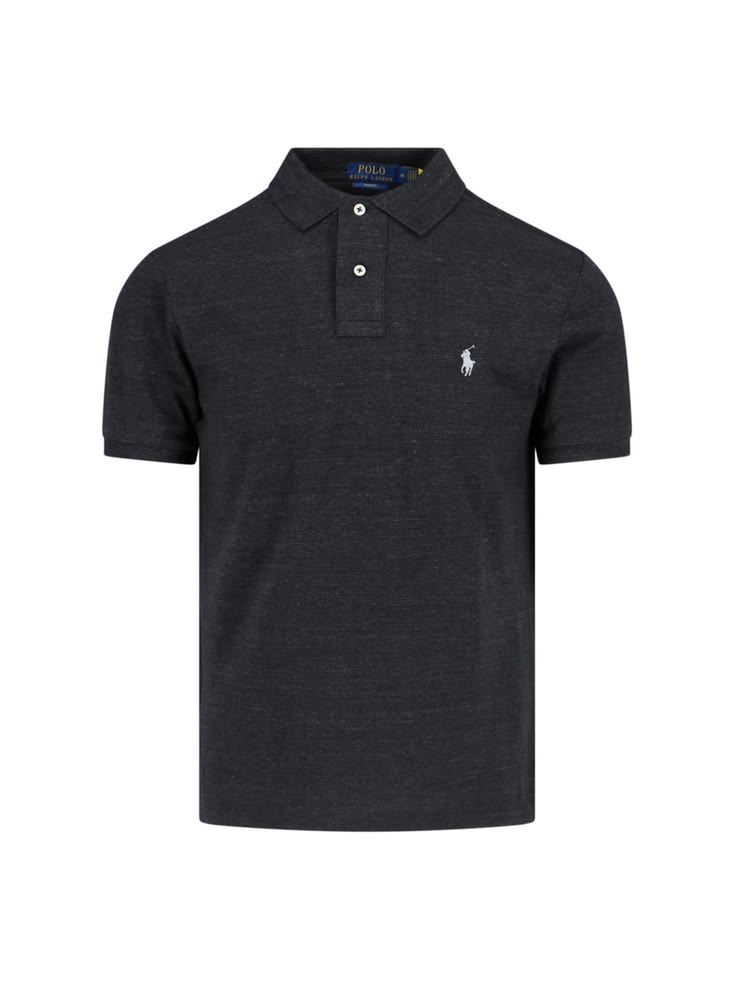 Breathable Cotton Pique Men's Polo – Dark Grey